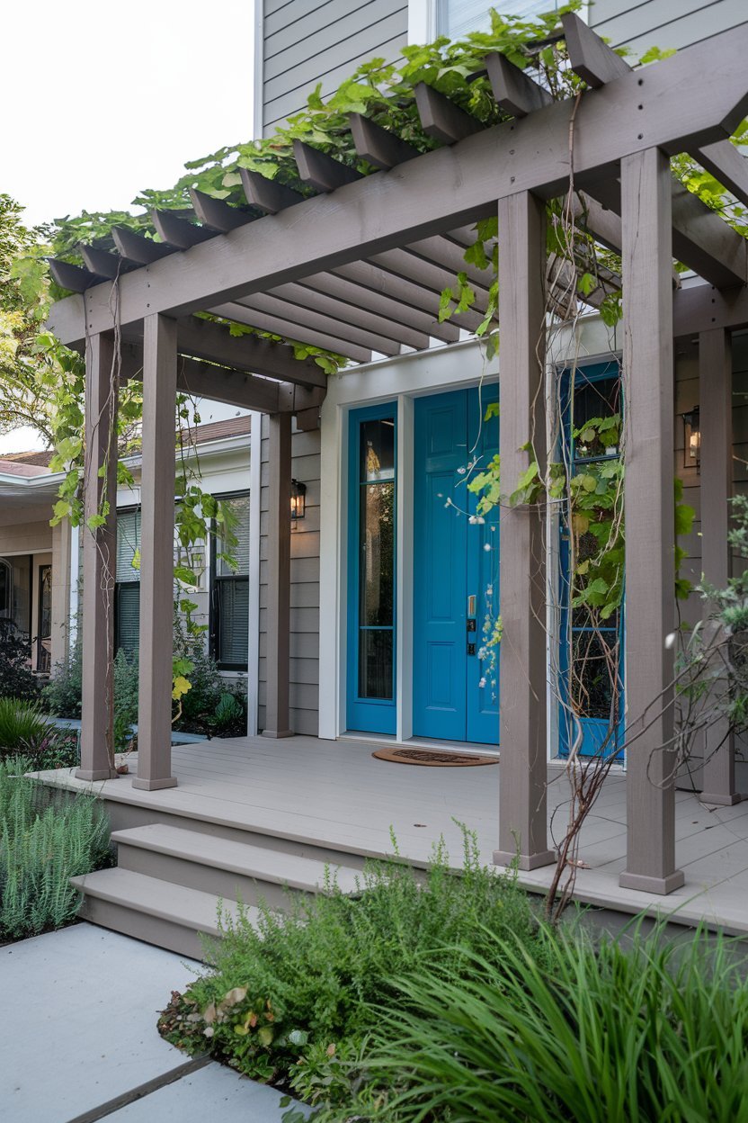 Modern Pergola Designs for Front Porches