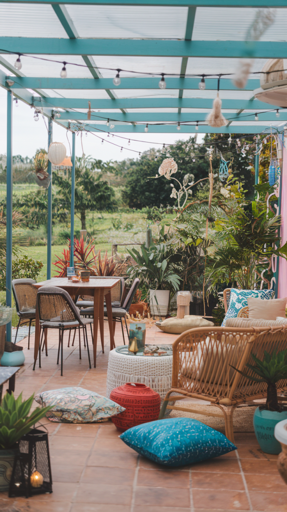 47 Vibrant Outdoor Patio Decorating Ideas to Enliven Your Backyard Vibrant Outdoor Patio Decorating Ideas