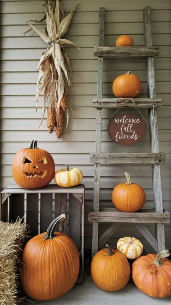 Budget-Friendly fall decorations porch Ideas