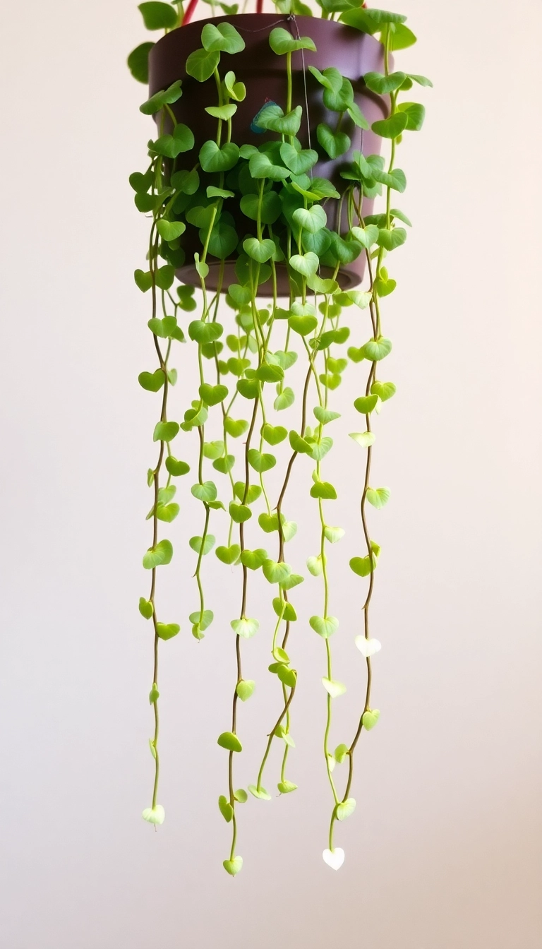 21 Best Indoor Plants for Apartment Decor 21 Best Indoor Plants for Apartment Decor (You Won't Believe #14!) - 14. String of Hearts (Ceropegia woodii)
