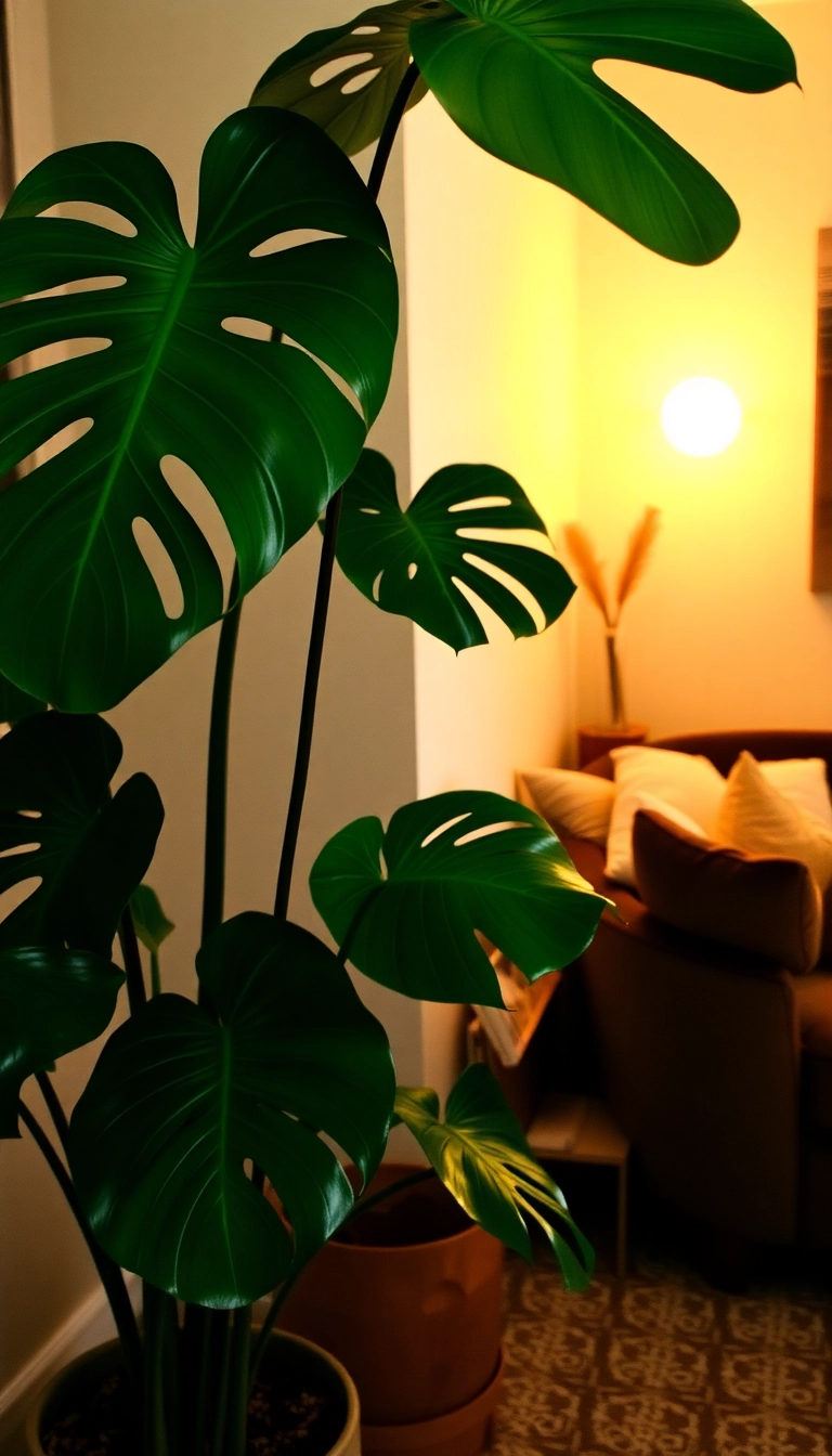 21 Best Indoor Plants for Apartment Decor 21 Best Indoor Plants for Apartment Decor (You Won't Believe #14!) - 10. Monstera Deliciosa