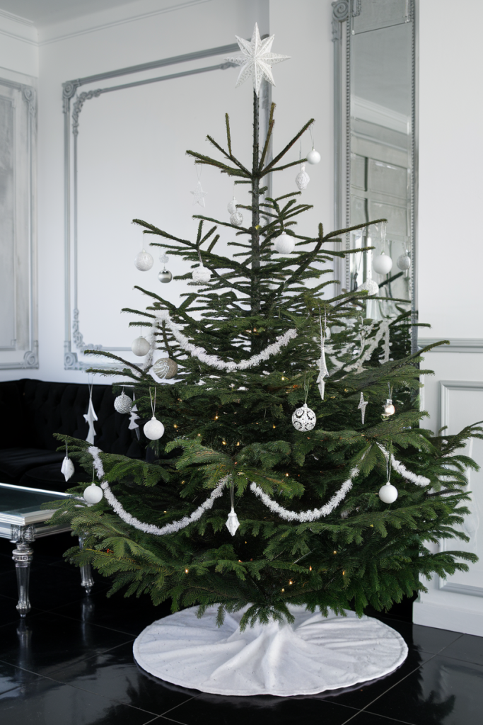 21 Chic Black Christmas Tree Decoration Ideas for a Bold Holiday Look Black Christmas Tree Decoration Ideas
