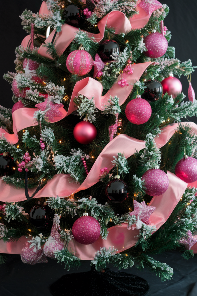21 Chic Black Christmas Tree Decoration Ideas for a Bold Holiday Look Black Christmas Tree Decoration Ideas