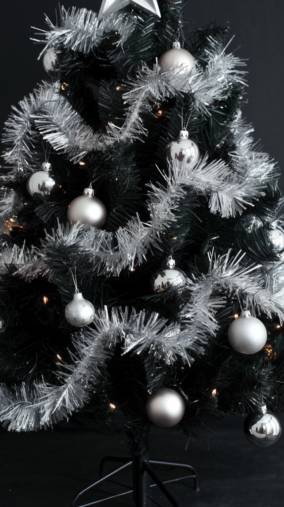 21 Chic Black Christmas Tree Decoration Ideas for a Bold Holiday Look Black Christmas Tree Decoration Ideas