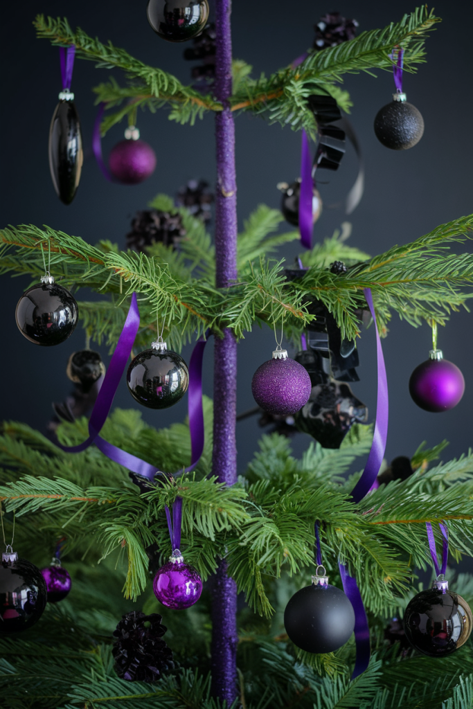 21 Chic Black Christmas Tree Decoration Ideas for a Bold Holiday Look Black Christmas Tree Decoration Ideas
