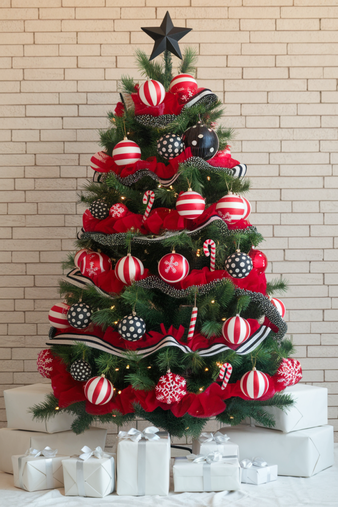 21 Chic Black Christmas Tree Decoration Ideas for a Bold Holiday Look Black Christmas Tree Decoration Ideas