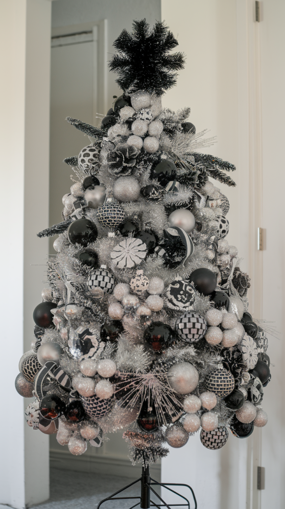21 Chic Black Christmas Tree Decoration Ideas for a Bold Holiday Look Black Christmas Tree Decoration Ideas