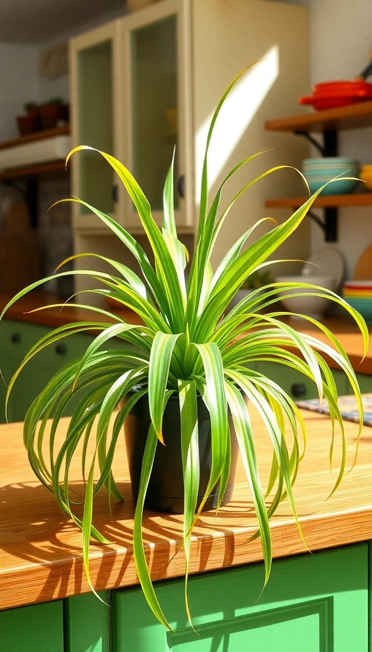 21 Best Indoor Plants for Apartment Decor 21 Best Indoor Plants for Apartment Decor (You Won't Believe #14!) - 4. Spider Plant (Chlorophytum comosum)