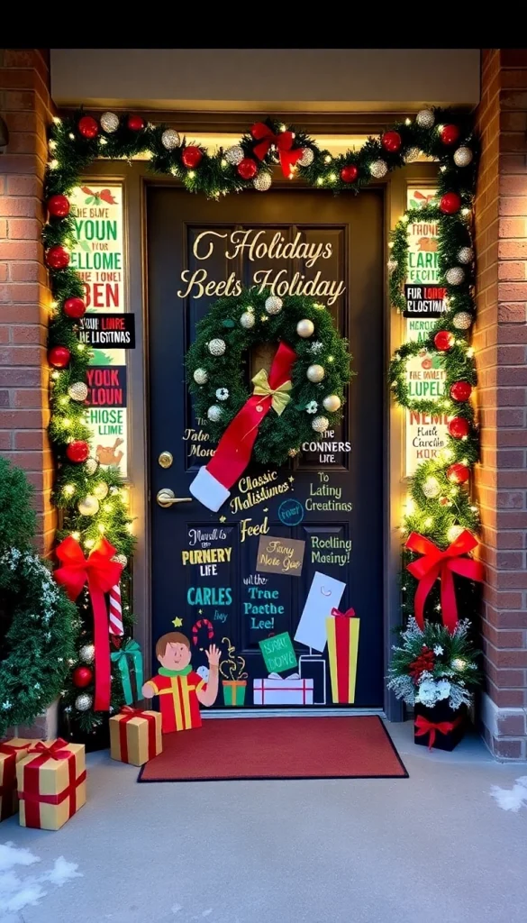 15 Stunning Christmas Door Decorating Contest Ideas Stunning Christmas Door Decorating Contest Ideas