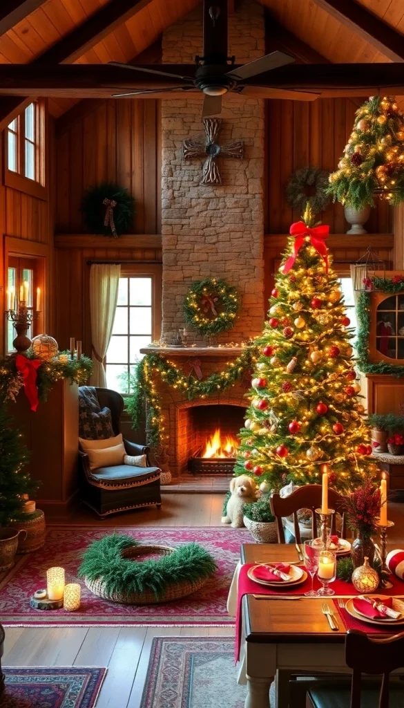 15 Rustic Christmas Home Decor Ideas That'll Make Your Holiday Heart Sing! Rustic Christmas Home Decor Ideas
