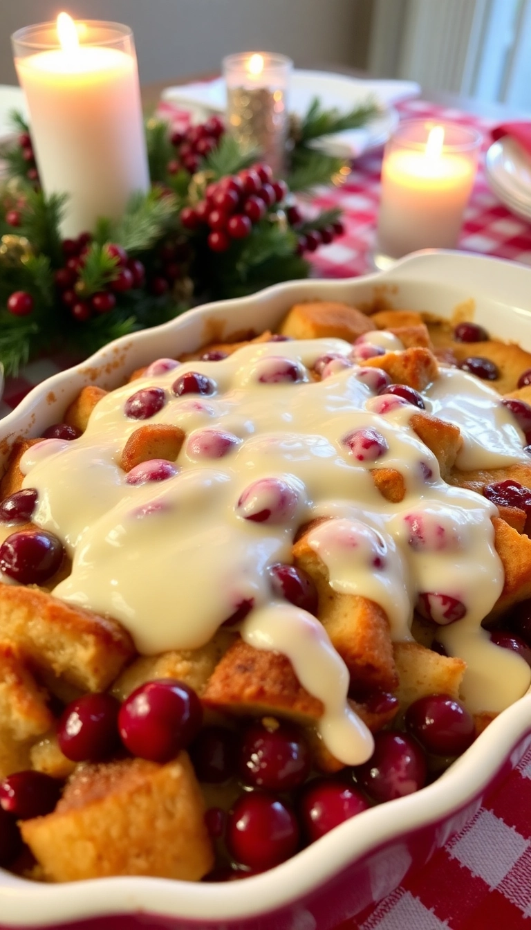 21 Easy Cranberry Dessert Recipes You’ll Want to Make This Holiday Season! 21 Irresistible Cranberry Dessert Recipes You’ll Want to Make This Holiday Season! - 8. Cranberry Bread Pudding