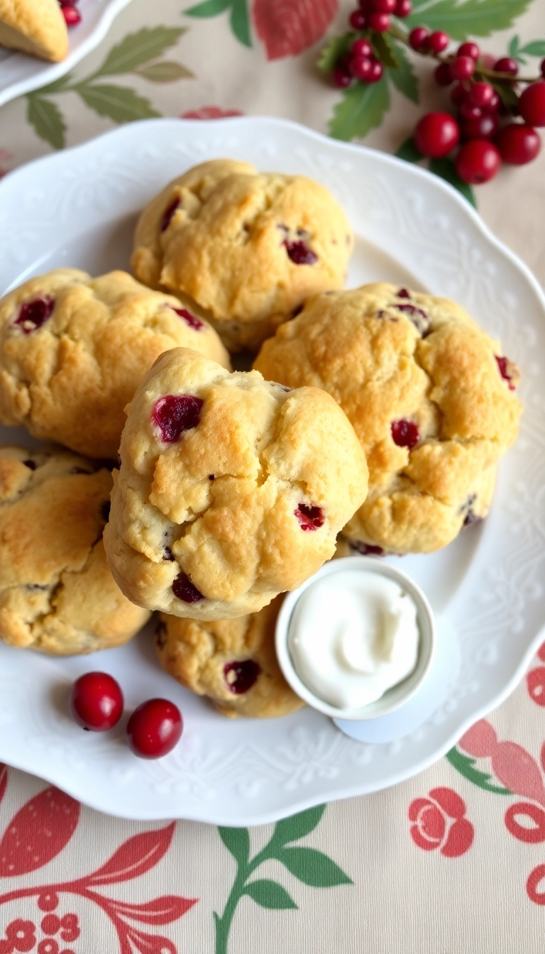 21 Easy Cranberry Dessert Recipes You’ll Want to Make This Holiday Season! 21 Irresistible Cranberry Dessert Recipes You’ll Want to Make This Holiday Season! - 13. Cranberry Scones