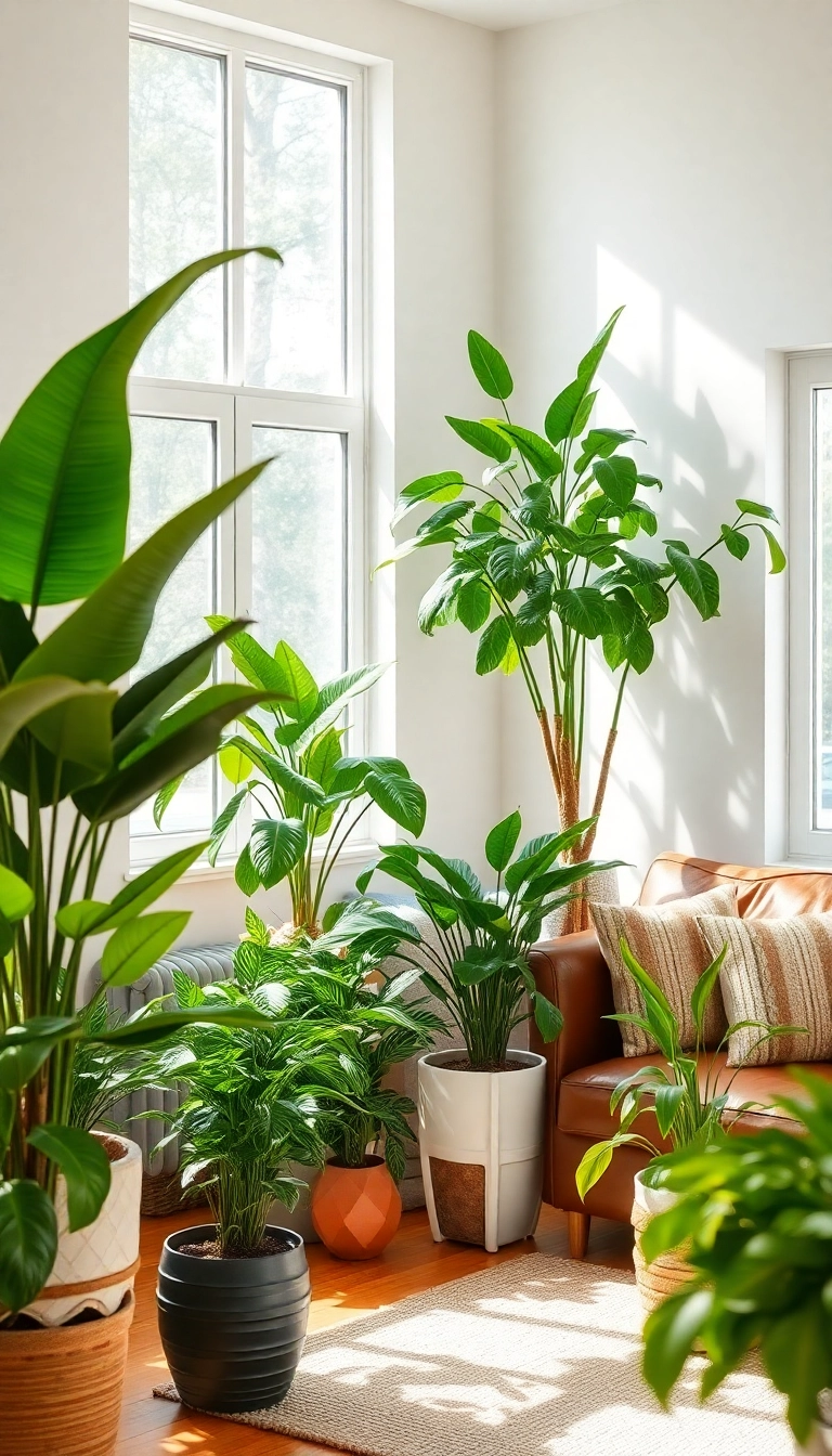 21 Stunning Leather Couch Living Room Decor Ideas That Will Transform Your Space! 21 Stunning Leather Couch Living Room Decor Ideas That Will Transform Your Space! - 17. Indoor Garden Oasis