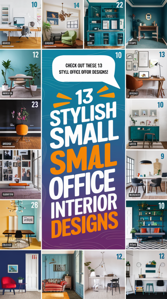 13 Stylish Small Office Interior Designs for Limited Spaces Small Office Interior Designs