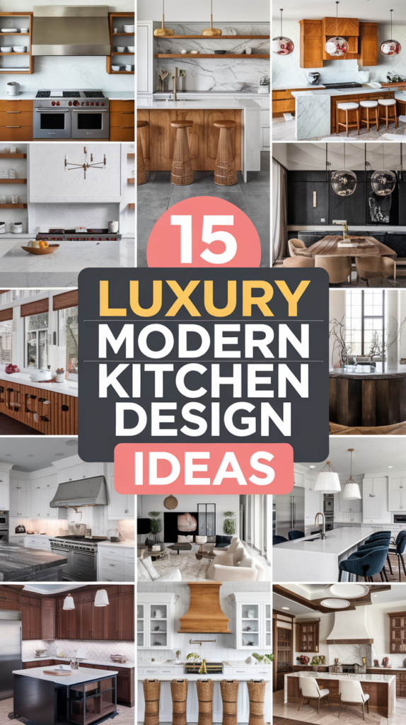 15 Luxury Modern Kitchen Design Ideas for a Sleek Look Luxury Modern Kitchen Design Ideas
