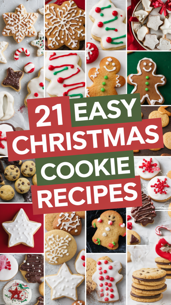 21 Easy Christmas Cookies Recipes Ideas Easy Christmas Cookies Recipes Ideas