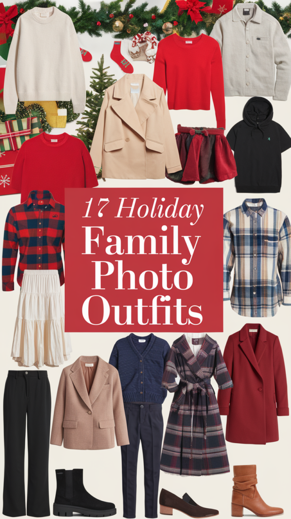 17 Holiday Family Photo Outfits for Festive Pictures Holiday Family Photo Outfits