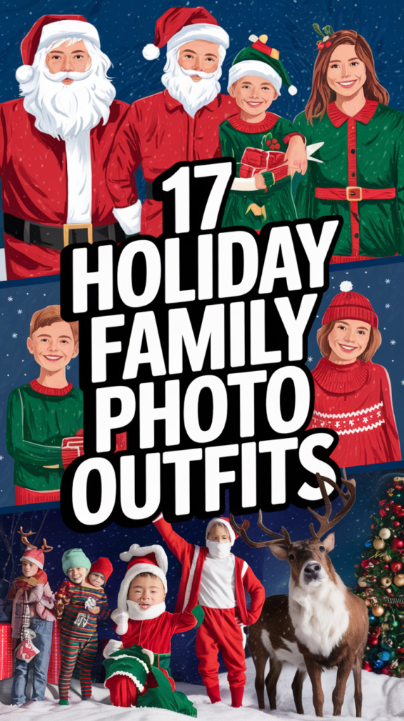 17 Holiday Family Photo Outfits for Festive Pictures Holiday Family Photo Outfits