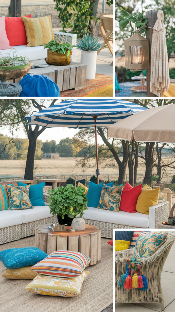 47 Vibrant Outdoor Patio Decorating Ideas to Enliven Your Backyard Vibrant Outdoor Patio Decorating Ideas