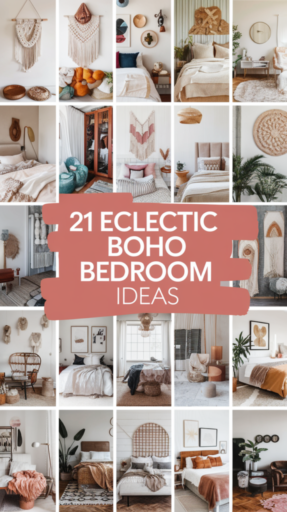 21 Eclectic Boho Bedroom Ideas That'll Make You Want to Redecorate Right Now!