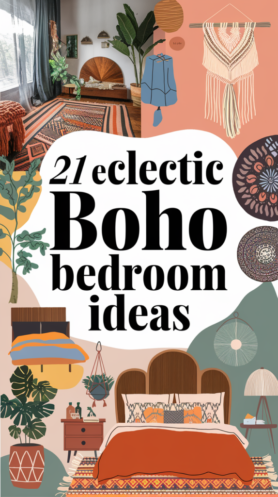 21 Eclectic Boho Bedroom Ideas That'll Make You Want to Redecorate Right Now!