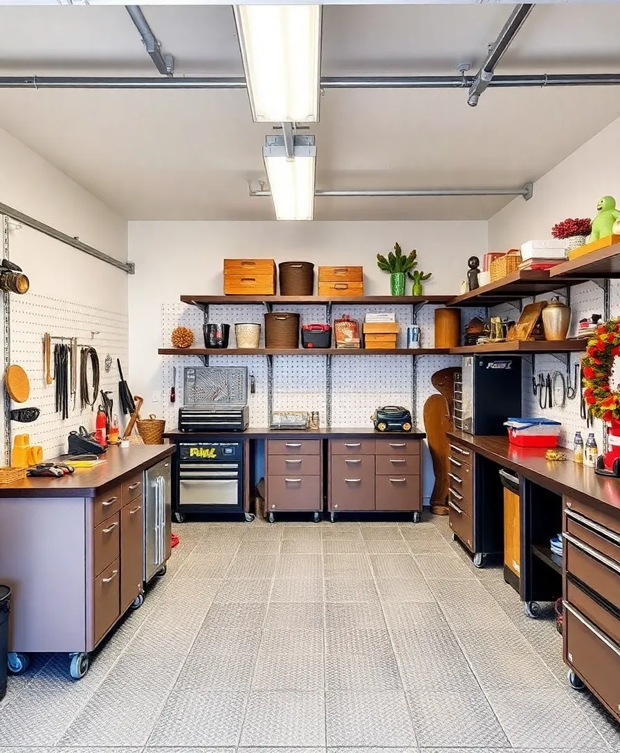 21 Garage Workshop Layouts That'll Transform Your Space Into a DIY Dreamland! 21 Garage Workshop Layouts That'll Transform Your Space Into a DIY Dreamland! - 15. The Workshop for All Seasons