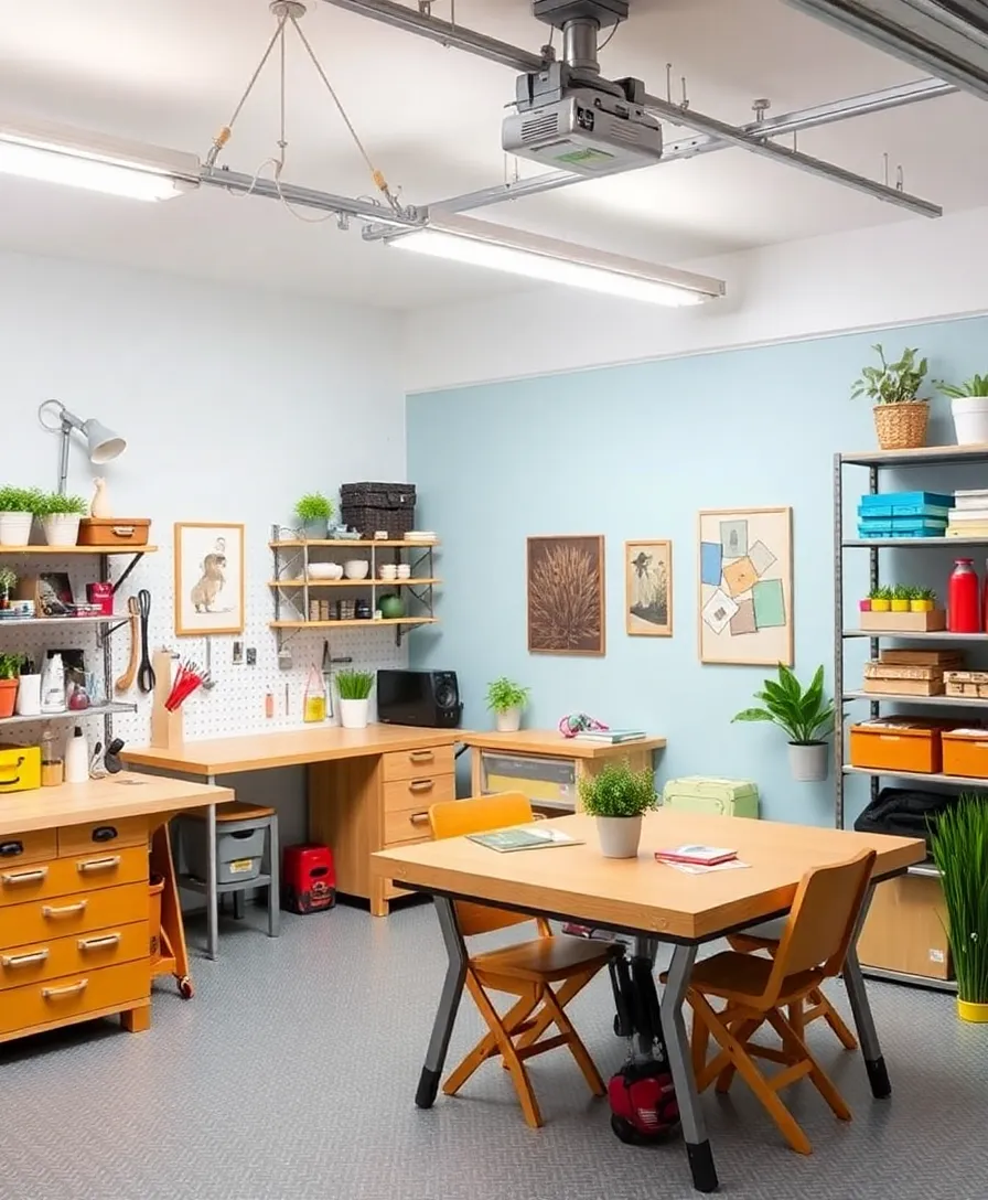 21 Garage Workshop Layouts That'll Transform Your Space Into a DIY Dreamland! 21 Garage Workshop Layouts That'll Transform Your Space Into a DIY Dreamland! - 2. The Multi-Functional Garage