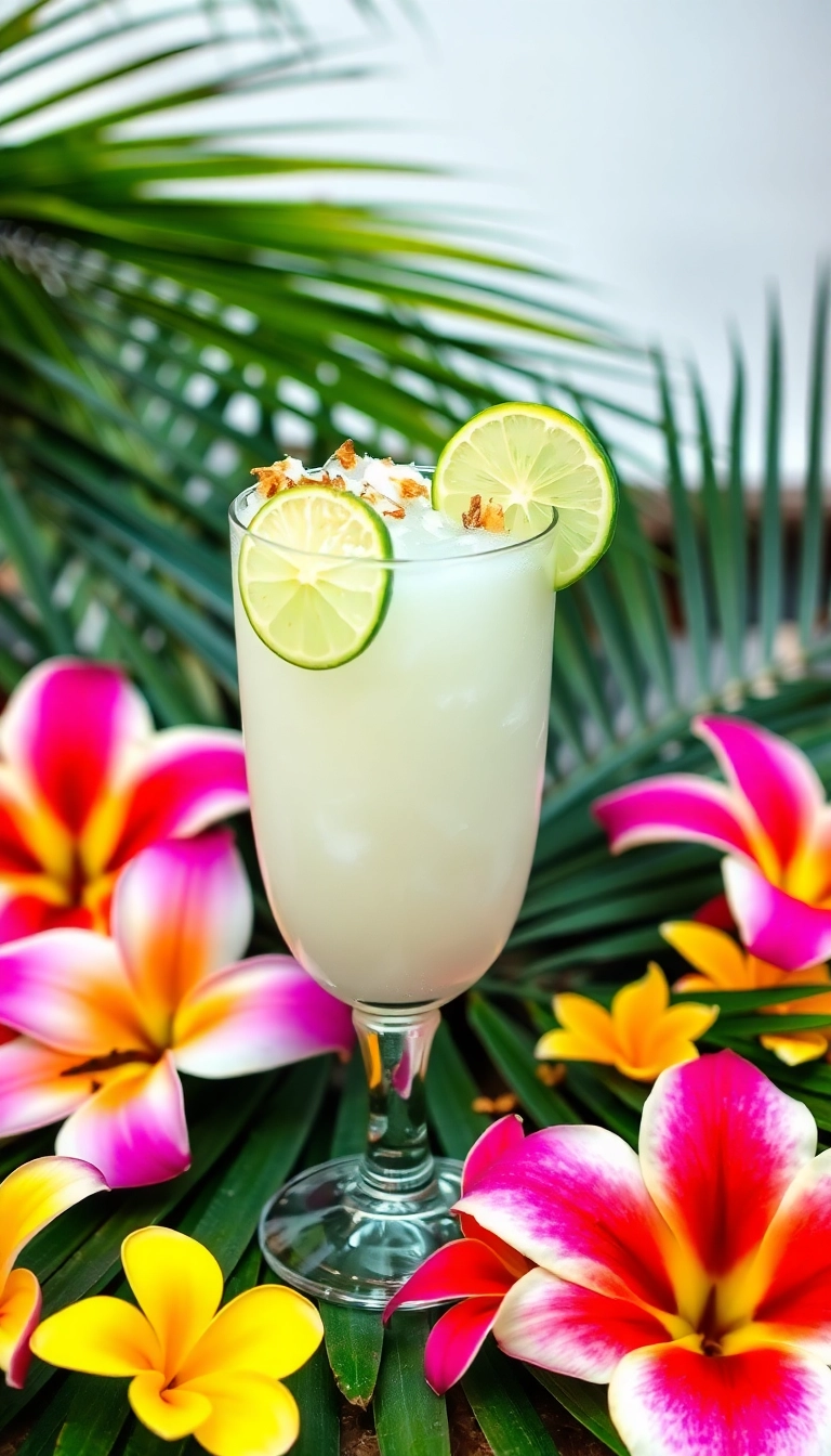 21 Irresistible Christmas Mocktails That Will Make Your Holiday Celebrations Sparkle! 21 Irresistible Christmas Mocktails That Will Make Your Holiday Celebrations Sparkle! - 12. Coconut Lime Mocktail