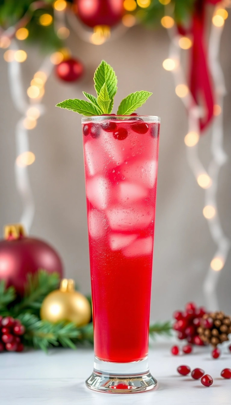 21 Irresistible Christmas Mocktails That Will Make Your Holiday Celebrations Sparkle! 21 Irresistible Christmas Mocktails That Will Make Your Holiday Celebrations Sparkle! - 2. Pomegranate Ginger Sparkler