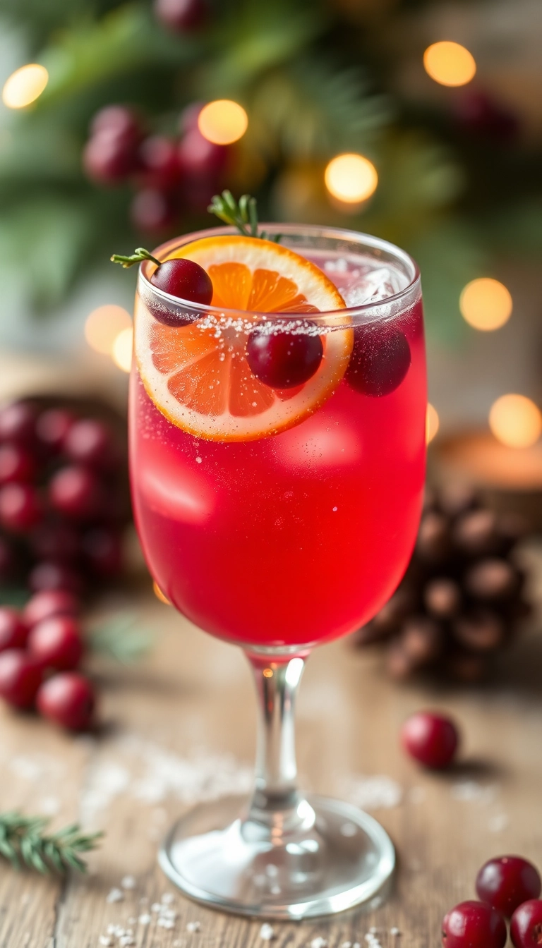 21 Irresistible Christmas Mocktails That Will Make Your Holiday Celebrations Sparkle! 21 Irresistible Christmas Mocktails That Will Make Your Holiday Celebrations Sparkle! - 1. Cranberry Citrus Fizz
