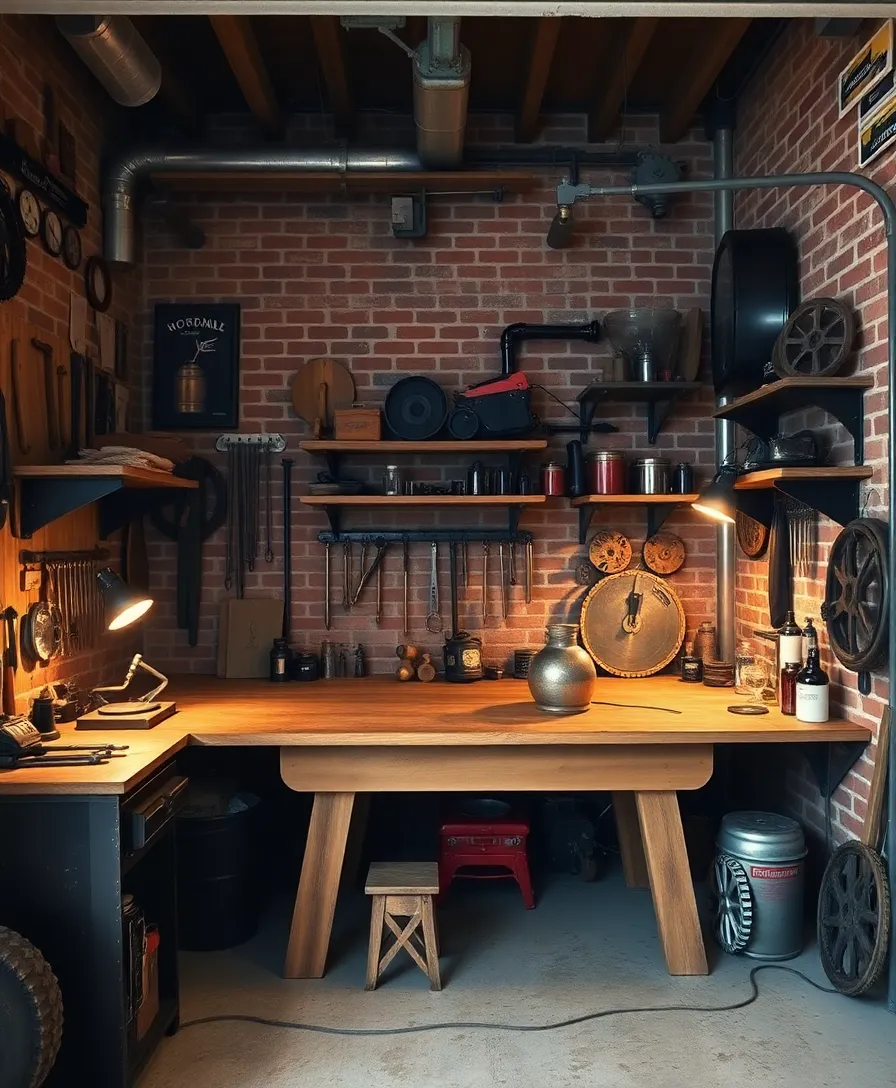 21 Garage Workshop Layouts That'll Transform Your Space Into a DIY Dreamland! 21 Garage Workshop Layouts That'll Transform Your Space Into a DIY Dreamland! - 6. The Industrial Chic Style