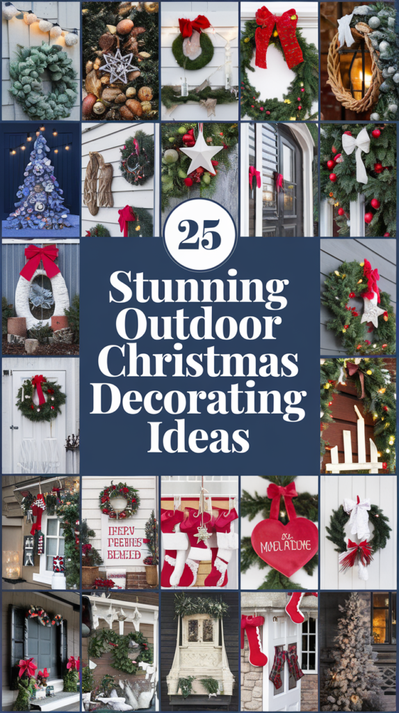 15 Stunning Christmas Outdoor Decorating Ideas That'll Make Your Neighbors Green with Envy! Stunning Christmas Outdoor Decorating Ideas