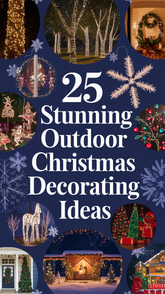 15 Stunning Christmas Outdoor Decorating Ideas That'll Make Your Neighbors Green with Envy! Stunning Christmas Outdoor Decorating Ideas