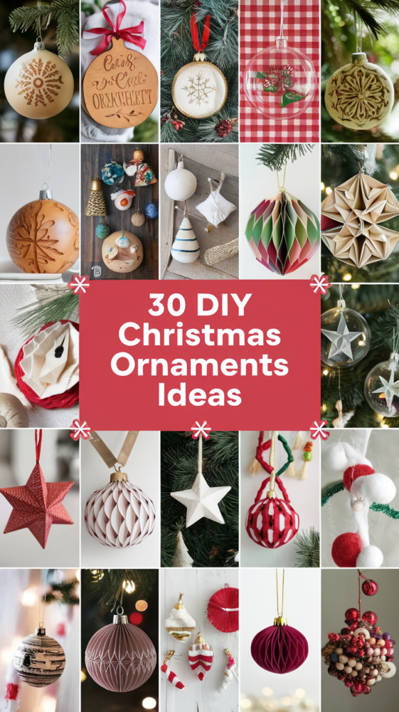 21 Stunning DIY Christmas Ornaments Ideas You Can Make in a Weekend
