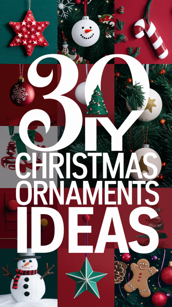 21 Stunning DIY Christmas Ornaments Ideas You Can Make in a Weekend