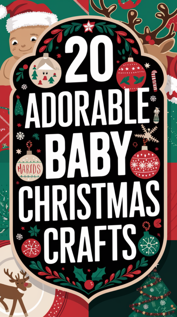 23 Adorable Baby Christmas Crafts You’ll Want to Make Together