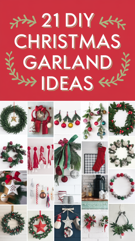 21 DIY Christmas Garland Ideas to Add Festive Flair 21 DIY Christmas Garland Ideas to Add Festive Flair