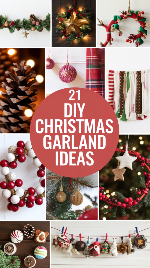 21 DIY Christmas Garland Ideas to Add Festive Flair 21 DIY Christmas Garland Ideas to Add Festive Flair
