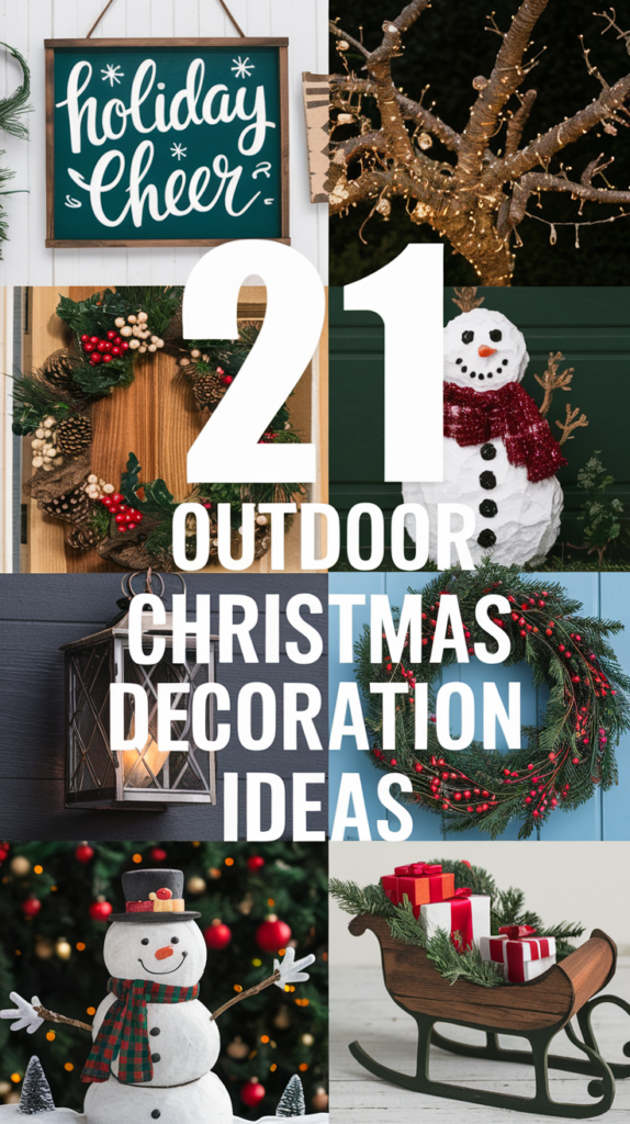 35 DIY Outdoor Christmas Decorations Ideas to Brighten Your Holiday DIY Outdoor Christmas Decorations Ideas