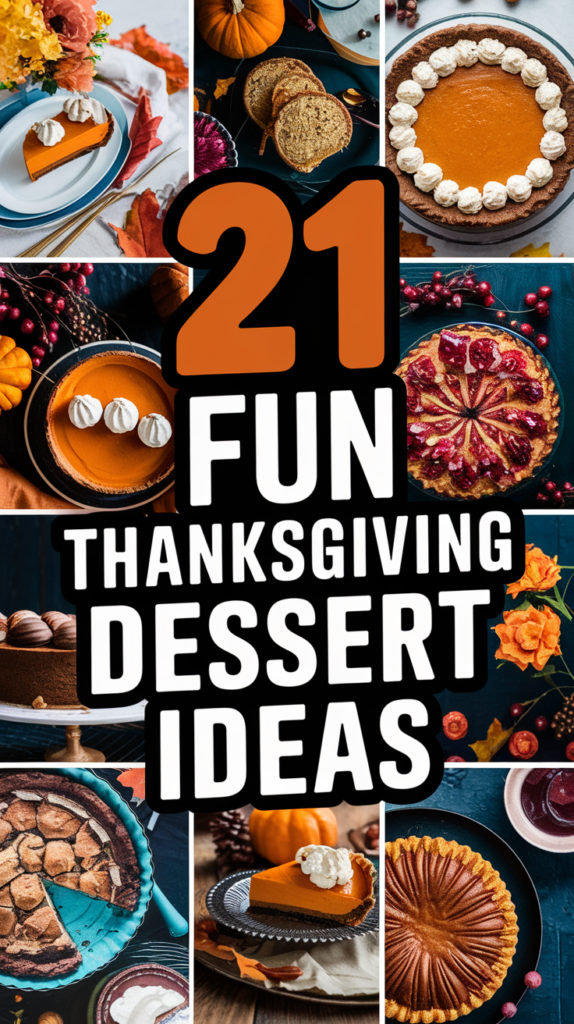 21 Fun Thanksgiving Dessert Ideas That'll Impress Your Guests