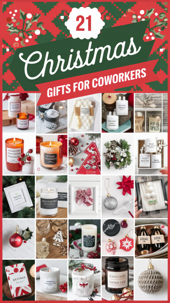 21 DIY Christmas Gifts for Coworkers They’ll Actually Love