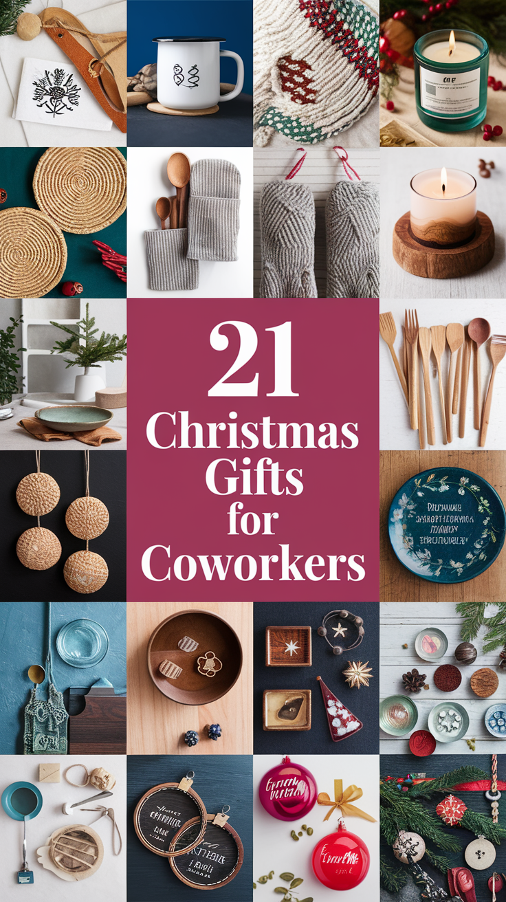 21 DIY Christmas Gifts for Coworkers They’ll Actually Love