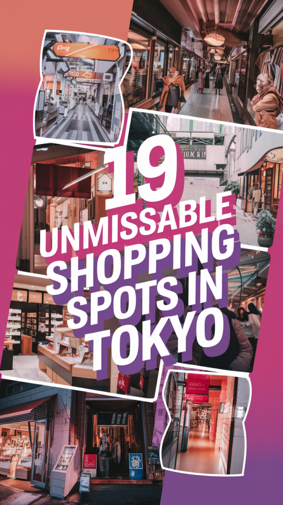 19 Unmissable Shopping Spots in Tokyo