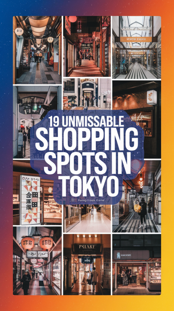 19 Unmissable Shopping Spots in Tokyo