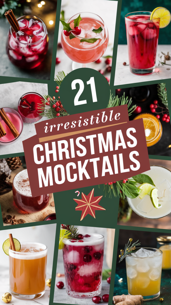21 Irresistible Christmas Mocktails That Will Make Your Holiday Celebrations Sparkle!