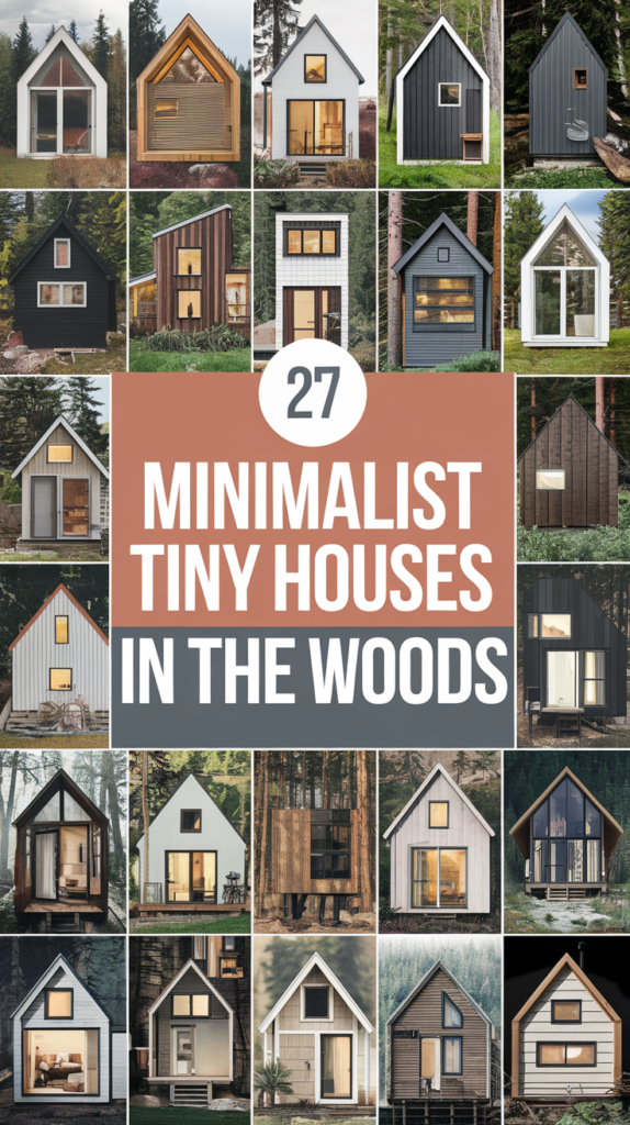 27 Minimalist Tiny Houses in the Woods You Need to See to Believe!