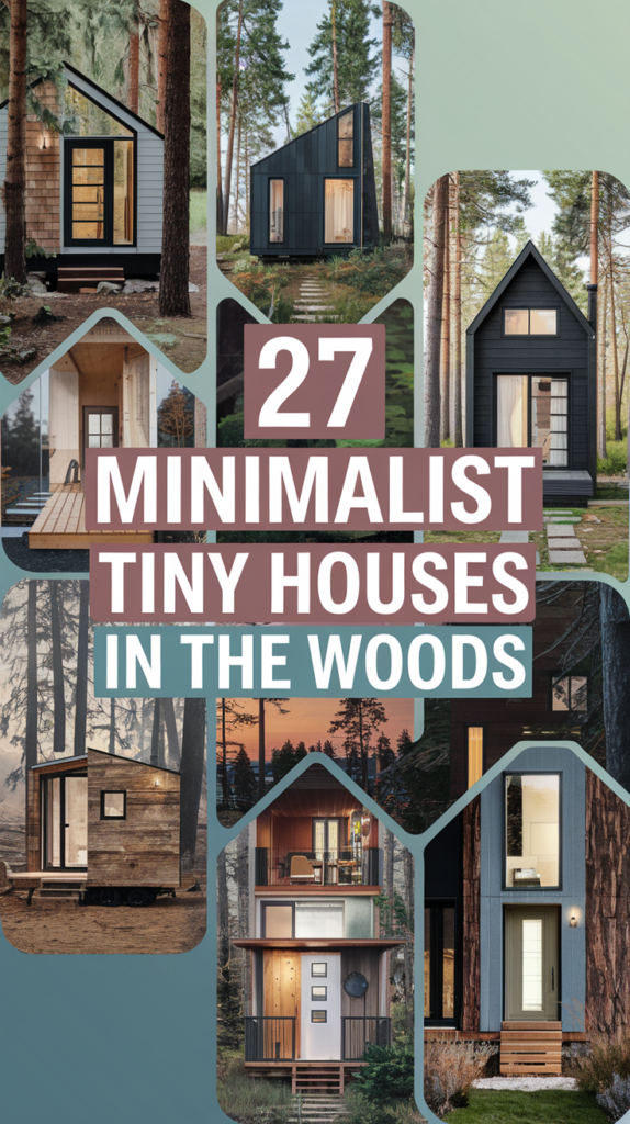 27 Minimalist Tiny Houses in the Woods You Need to See to Believe!