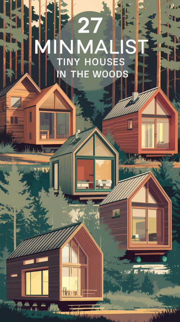 27 Minimalist Tiny Houses in the Woods You Need to See to Believe!