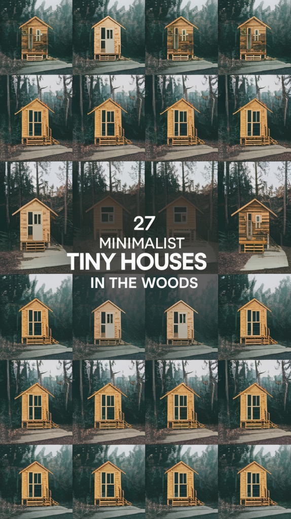 27 Minimalist Tiny Houses in the Woods You Need to See to Believe!