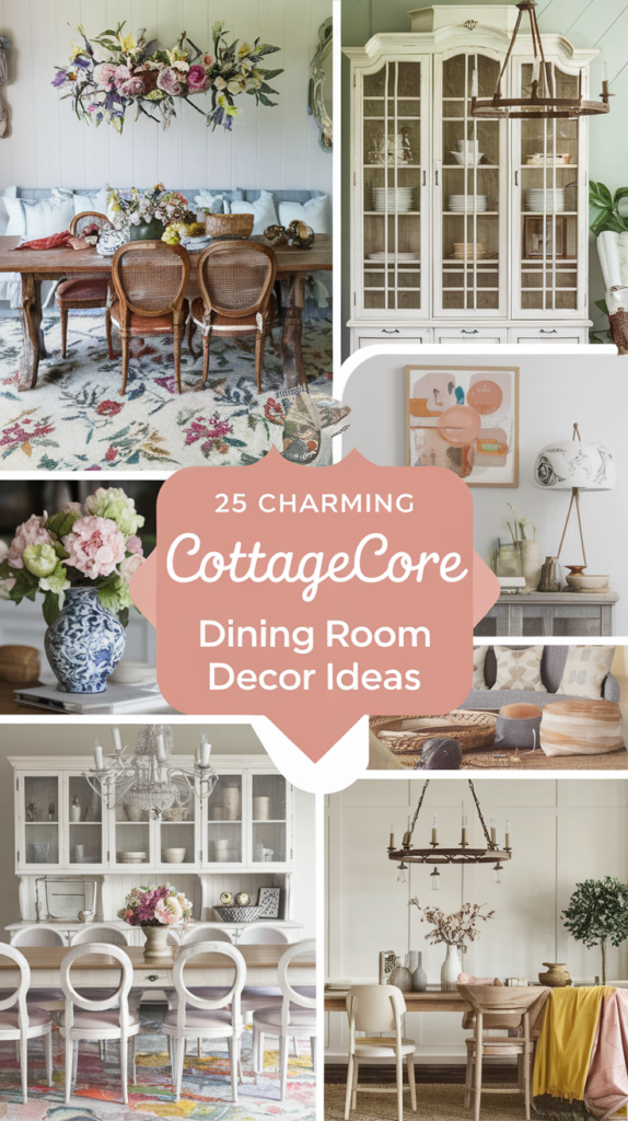 25 Charming Cottagecore Dining Room Decor Ideas That Evoke Nostalgia